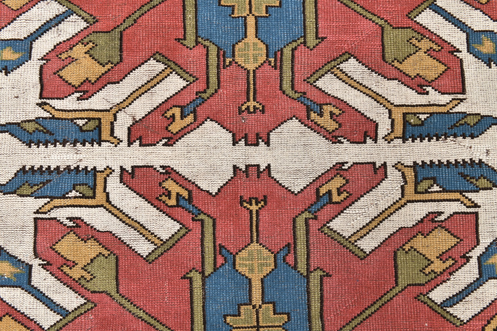 6'1'' x 8'1'' Handmade Vintage Wool Rug - 242322 - 5