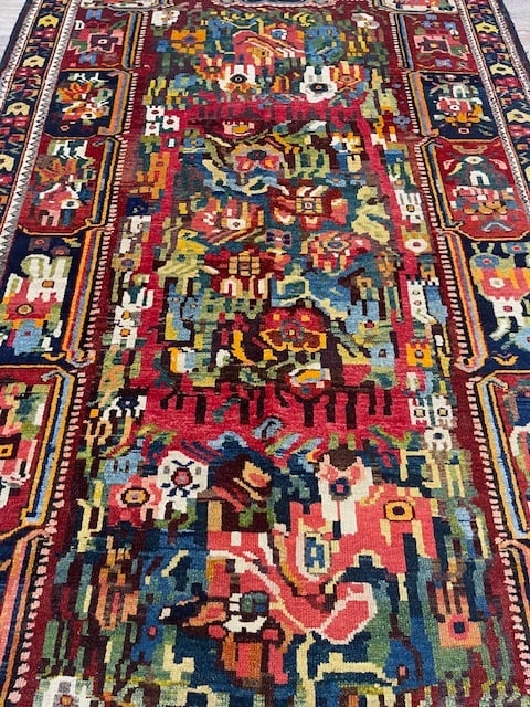 Antique Persian Gul Farangh Bakhtiiari - 4