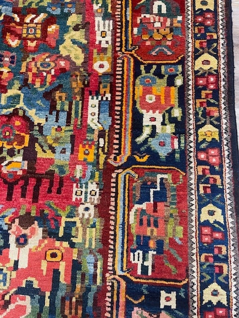 Antique Persian Gul Farangh Bakhtiiari - 5