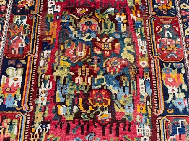 Antique Persian Gul Farangh Bakhtiiari - 8