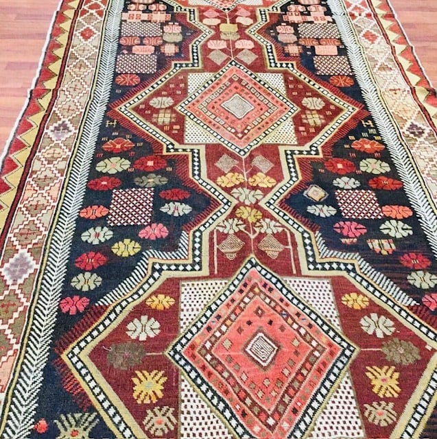 Antique karabagh Caucasian Rug-856 - 5