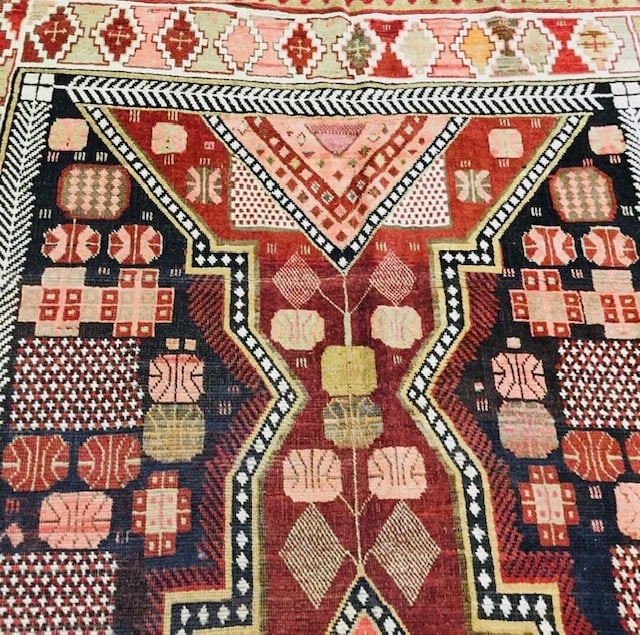 Antique karabagh Caucasian Rug-856 - 6