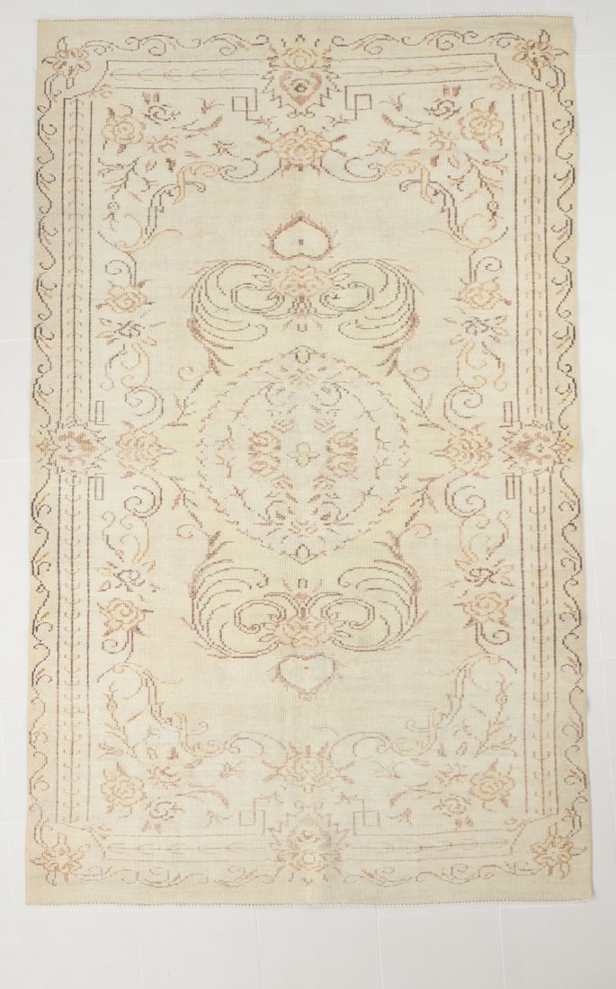 6'0'' x 9'8'' Handmade Vintage Wool Rug - 18994 (1 of 20)