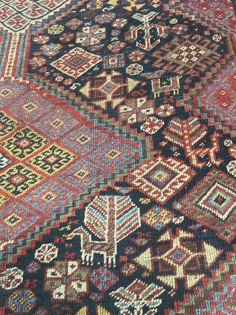 Antique Persian Tribal Khamseh / Shiraz rug-2020 - 10