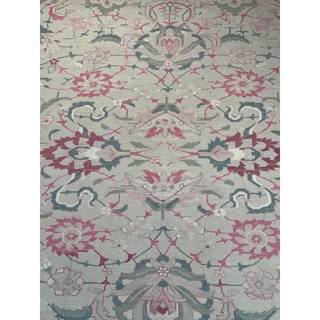 Antique Oushak design Sumak weave - 5