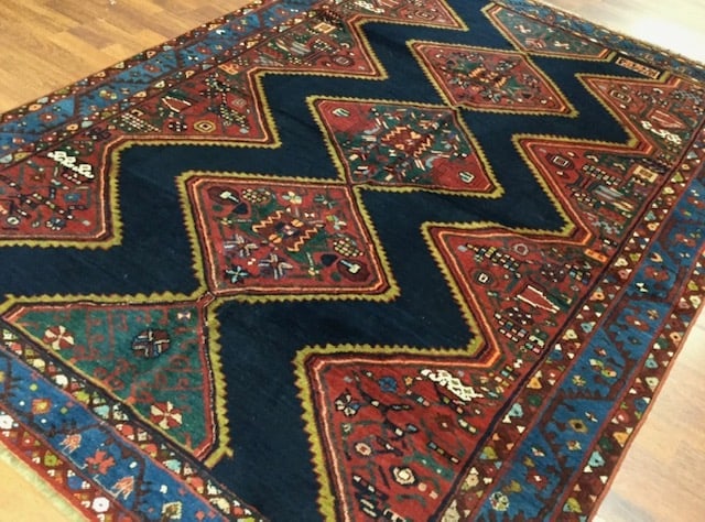 Antique kazak Caucasian Rug-2120 - 6