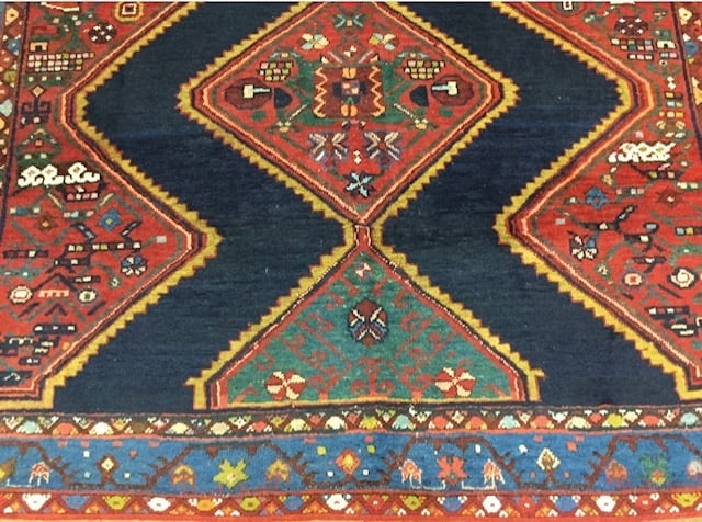 Antique kazak Caucasian Rug-2120 - 7