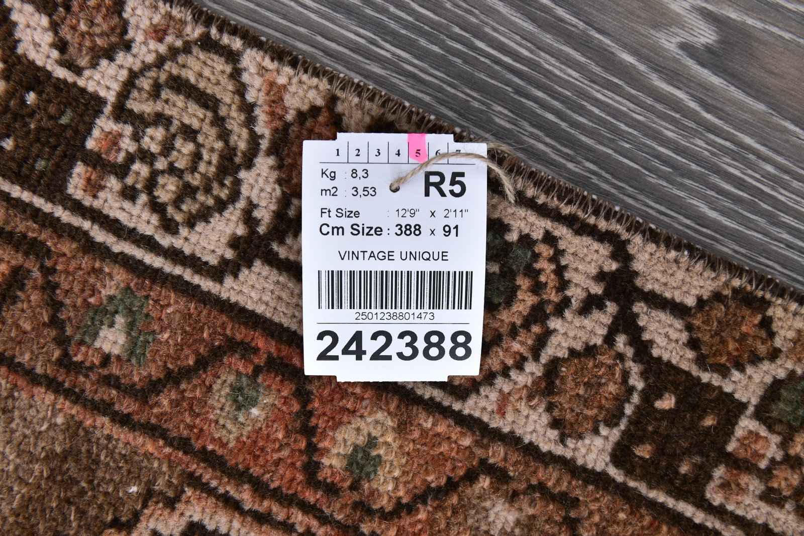 2'11'' x 12'8'' Unique Handmade Vintage Rug - 242388 - 15