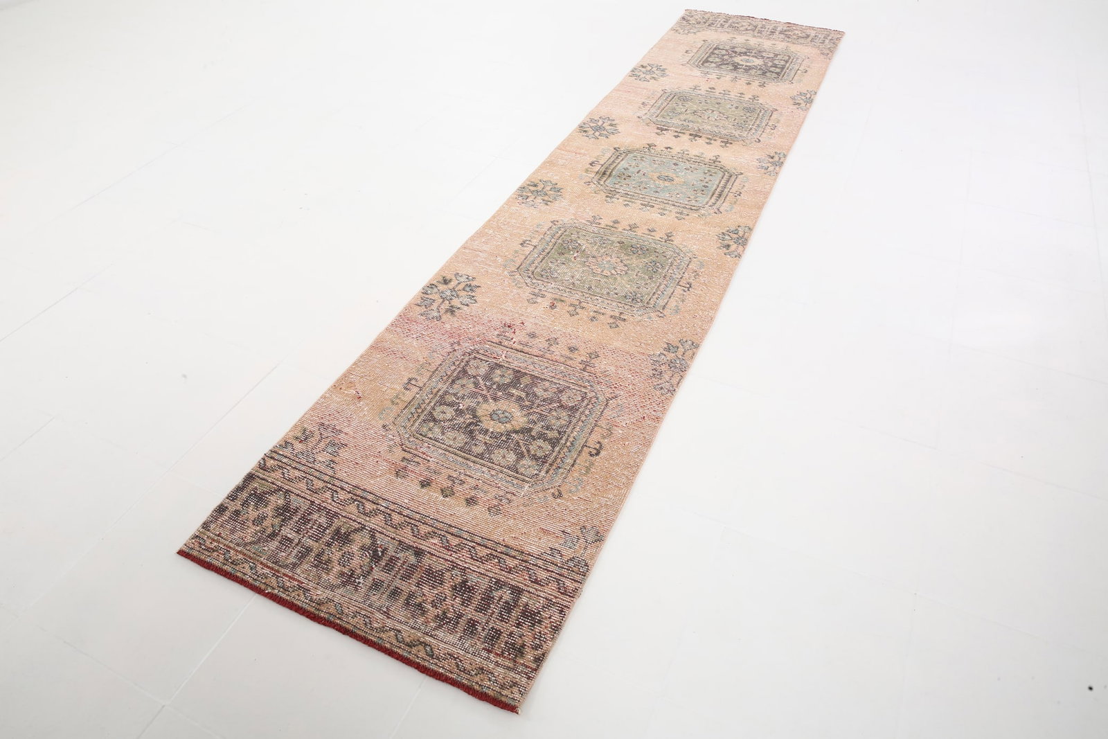 2'8'' x 11'9'' Turkish Vintage Runner Rug - 5329 - 4