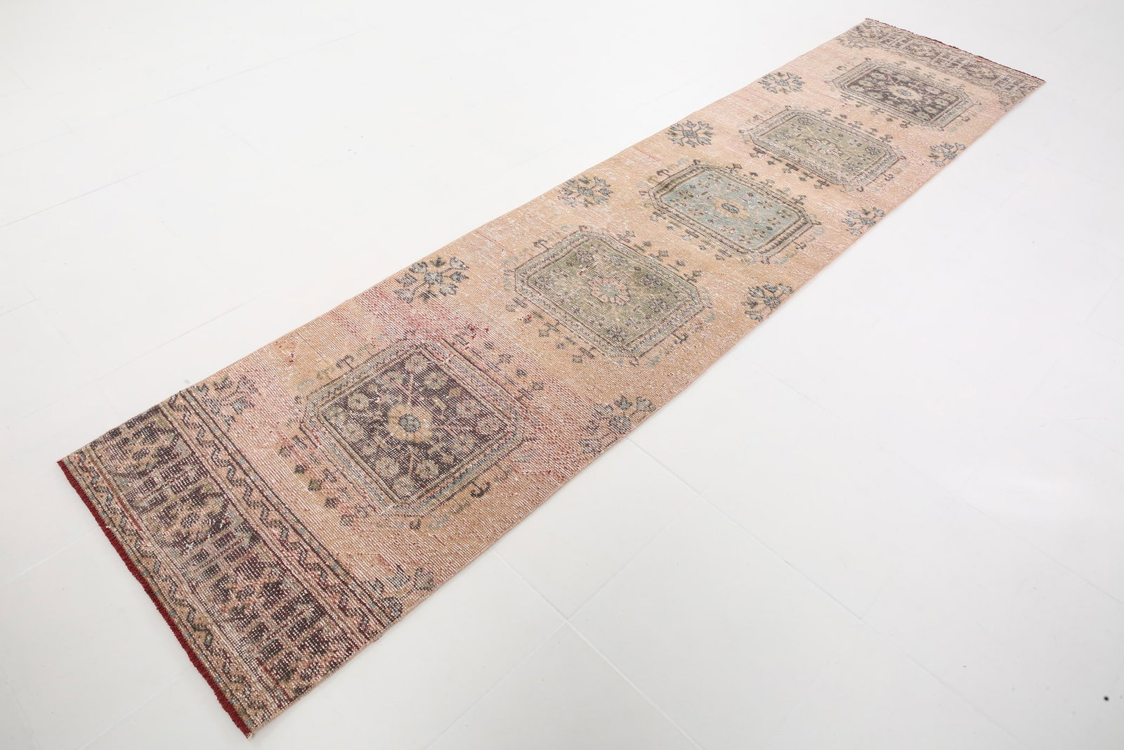 2'8'' x 11'9'' Turkish Vintage Runner Rug - 5329 - 6