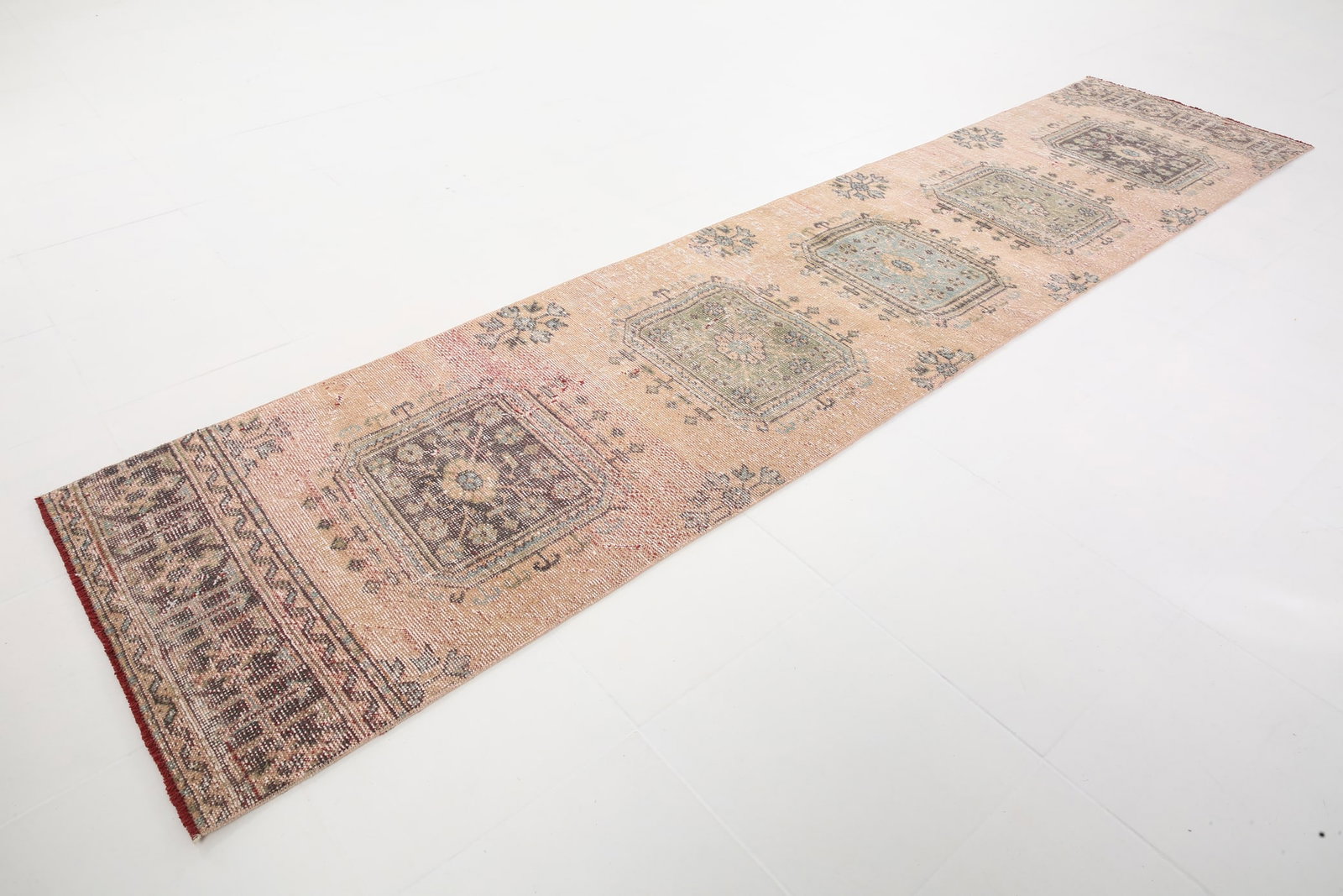 2'8'' x 11'9'' Turkish Vintage Runner Rug - 5329 - 7