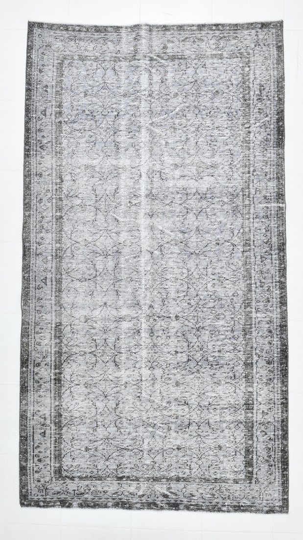 4'10'' x 8'11'' Handmade Vintage Wool Rug - 2988 (1 of 20)
