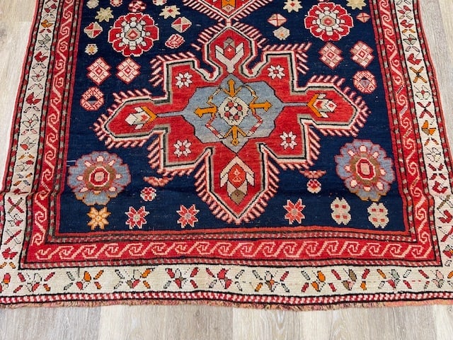 Antique dated Shusha Karabag Caucasian rug-4254 - 2