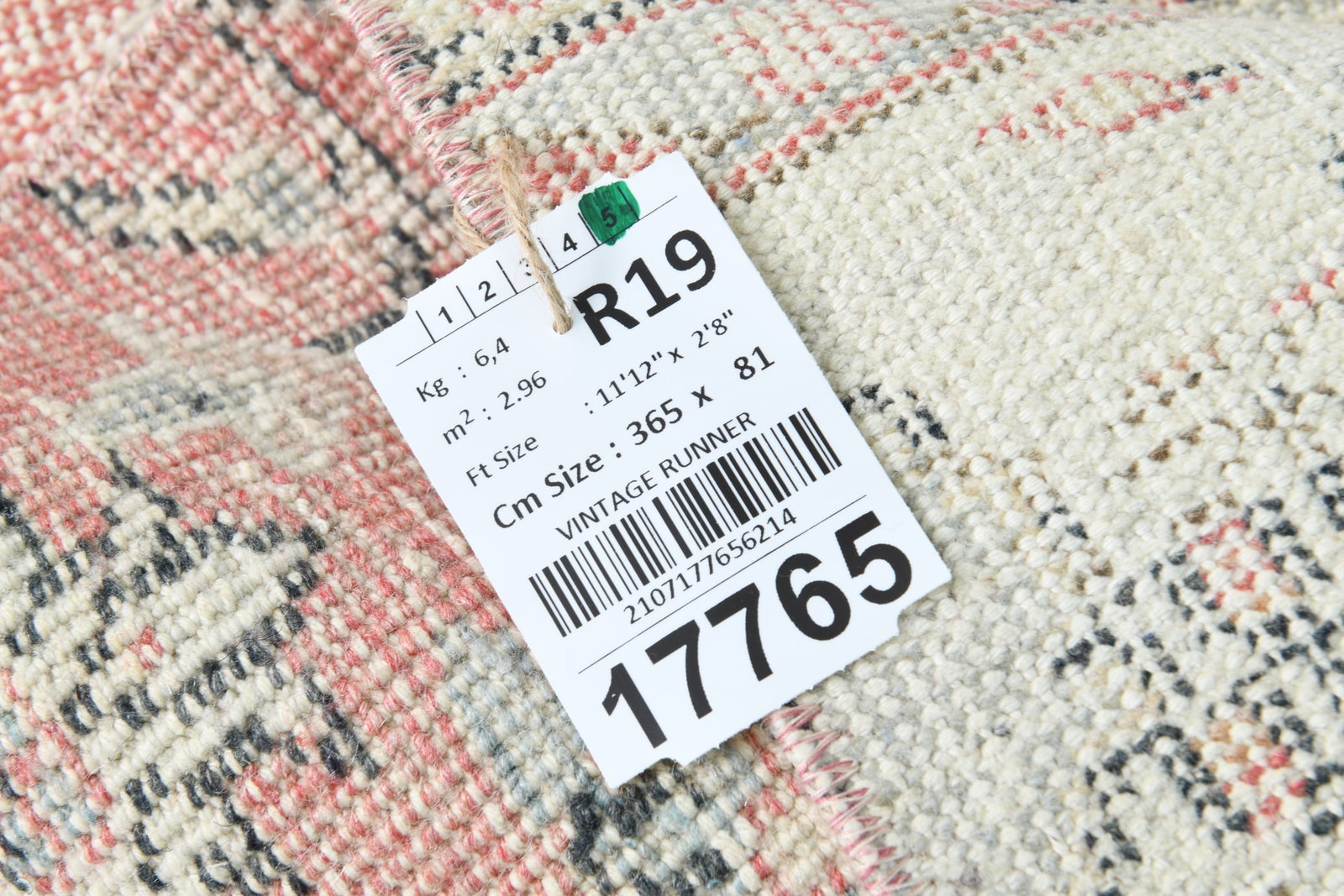 2'7'' x 11'11'' Vintage Wool Runner Rug - 17765 - 15