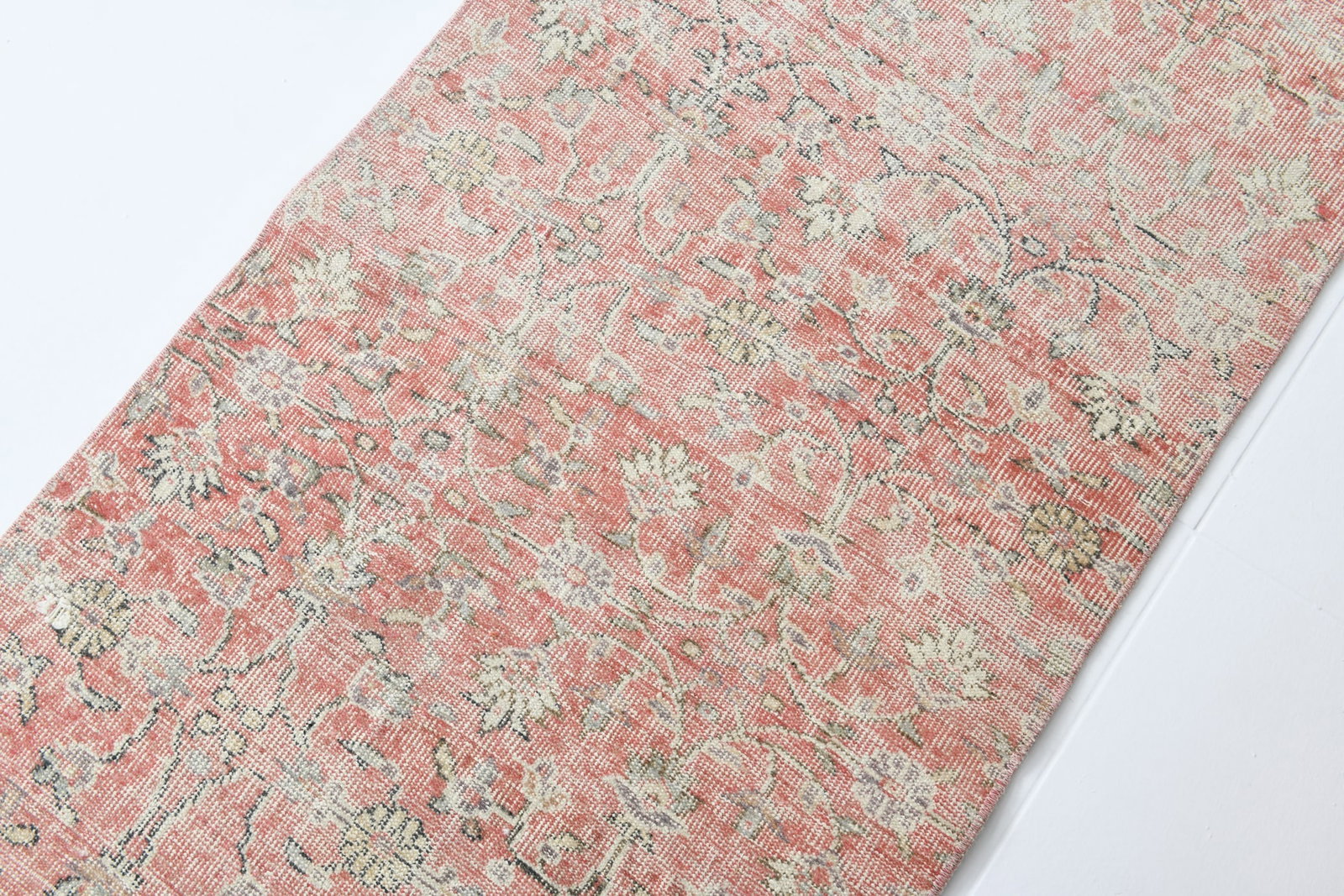 2'7'' x 11'11'' Vintage Wool Runner Rug - 17765 - 5