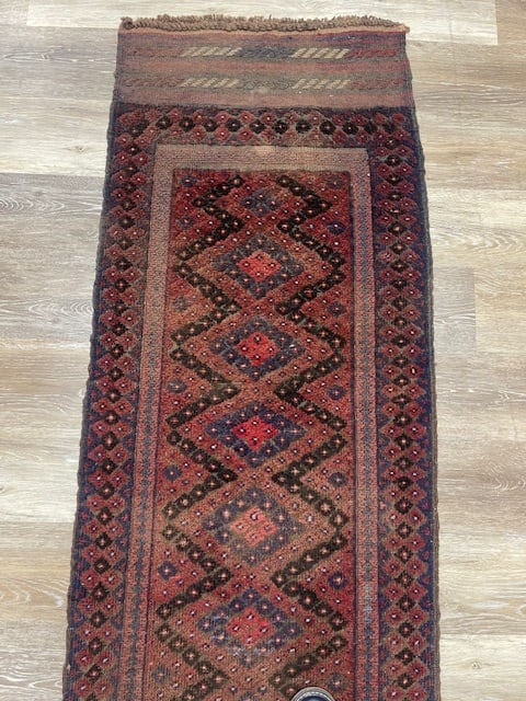 Vintage Bauch/ Afghani Runner-5349 - 4