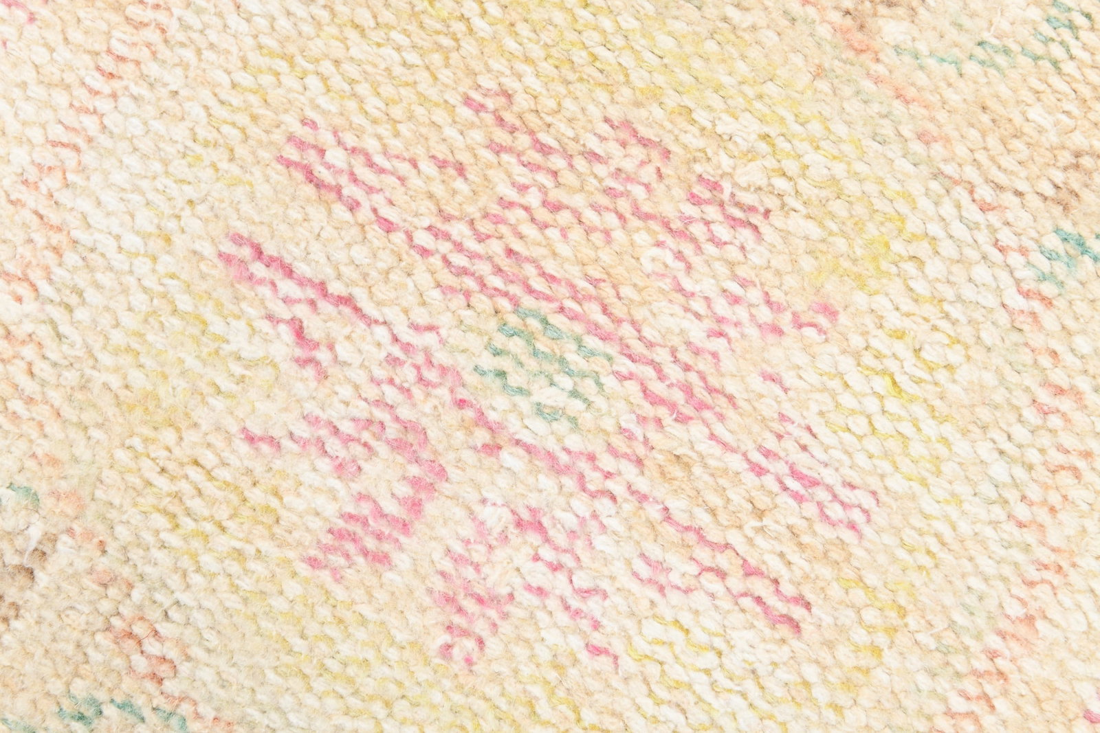 2'5'' x 9'8'' Handmade Vintage Wool Rug - 7137 - 7