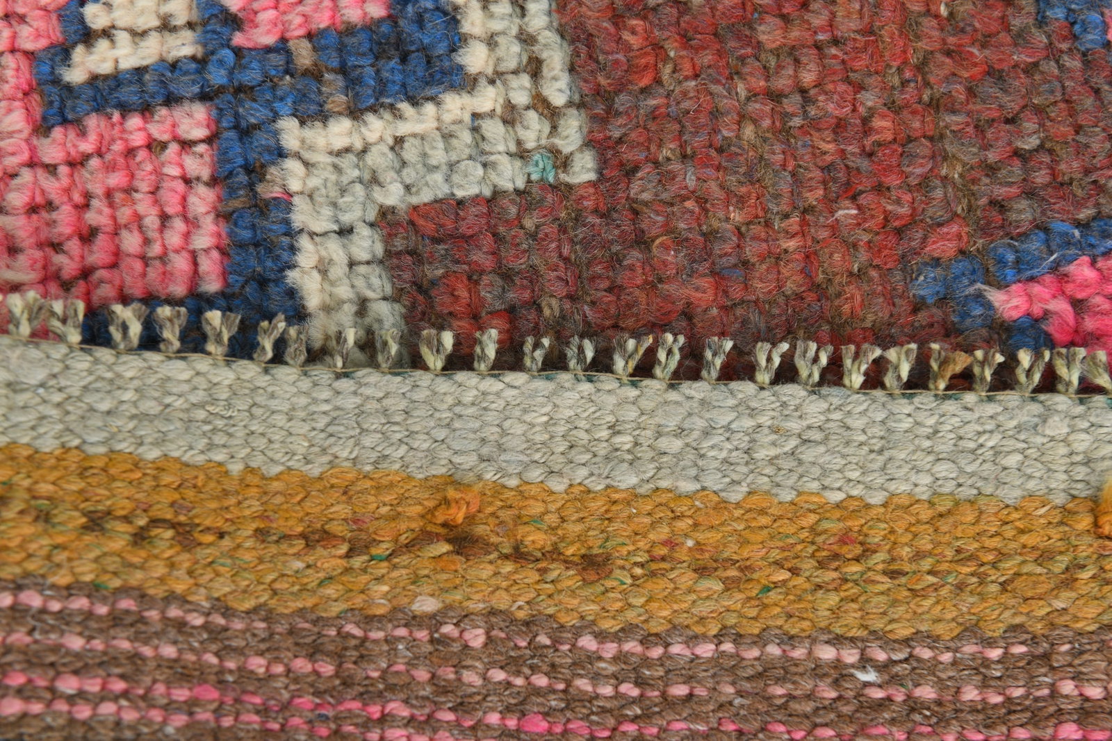 3'1'' x 10'2'' Handmade Vintage Wool Rug - 20607 - 12
