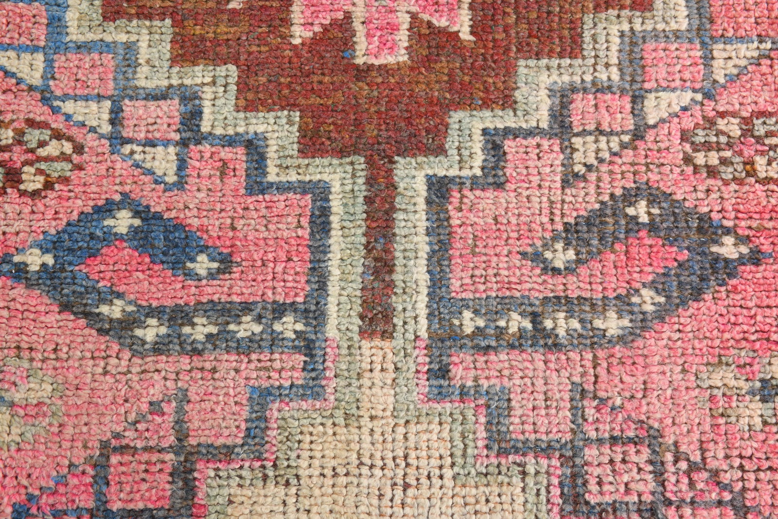 3'1'' x 10'2'' Handmade Vintage Wool Rug - 20607 - 7