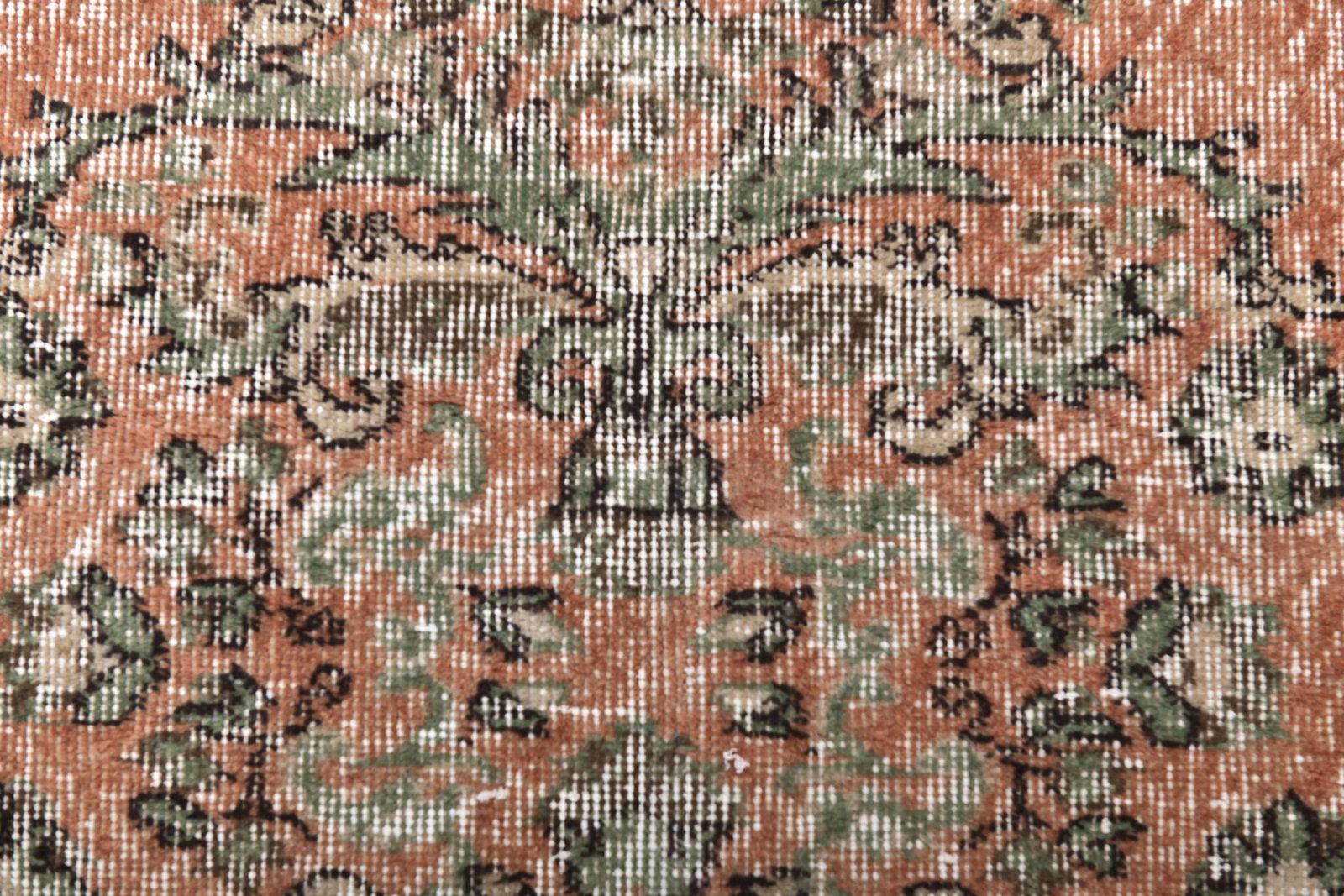 6'7'' x 9'10'' Handmade Vintage Wool Rug - 243823 - 6