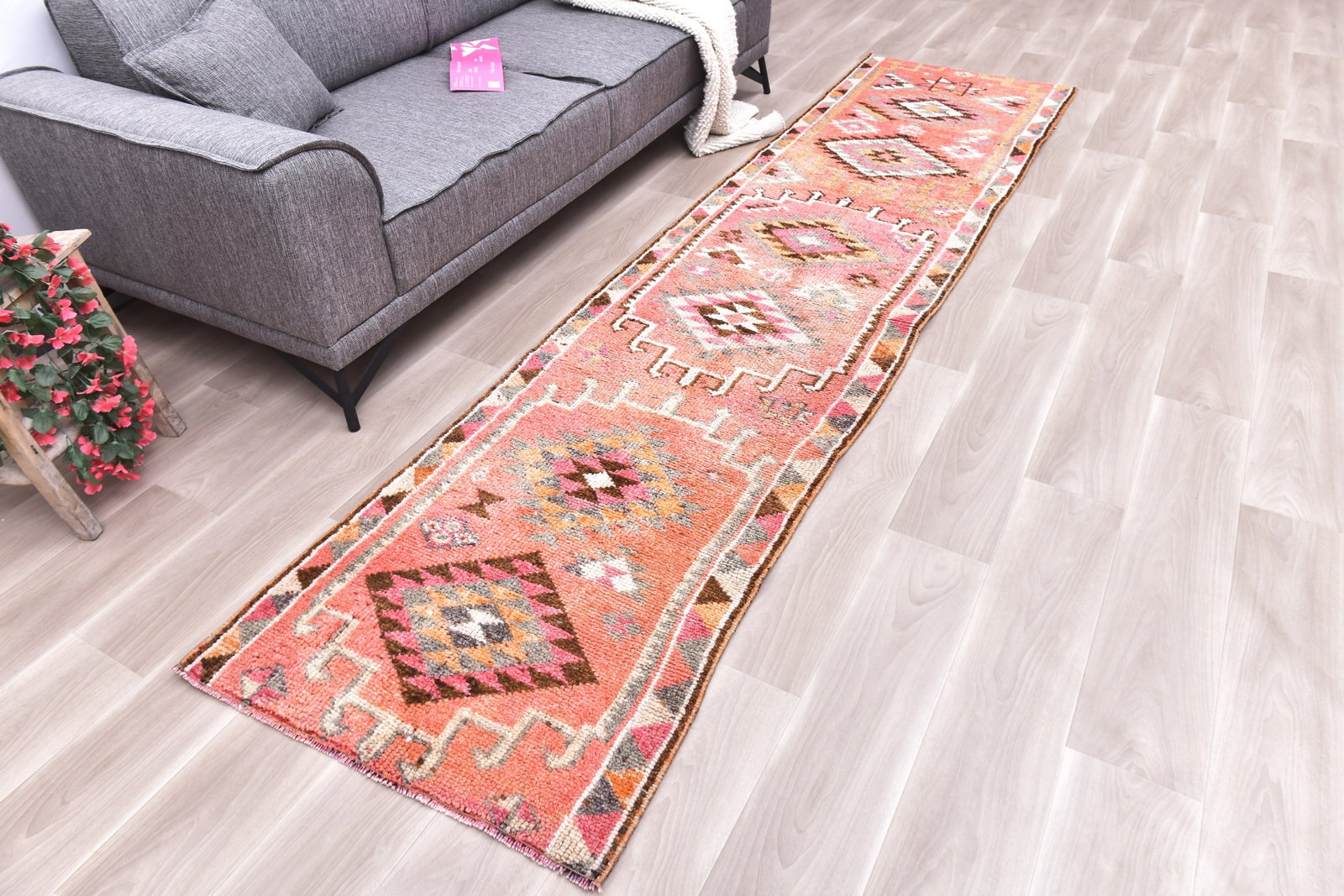 2'9'' x 11'1'' Decorative Vintage Rug - 240714 - 2