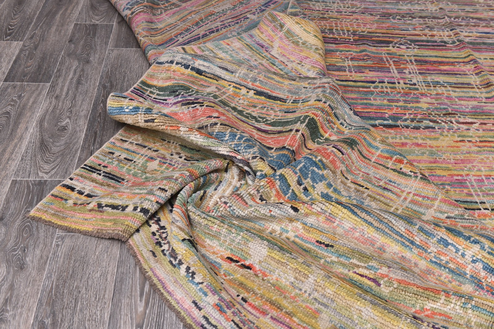 9'3'' x 12'4'' Turkish Vintage Runner Rug - 6898 - 15