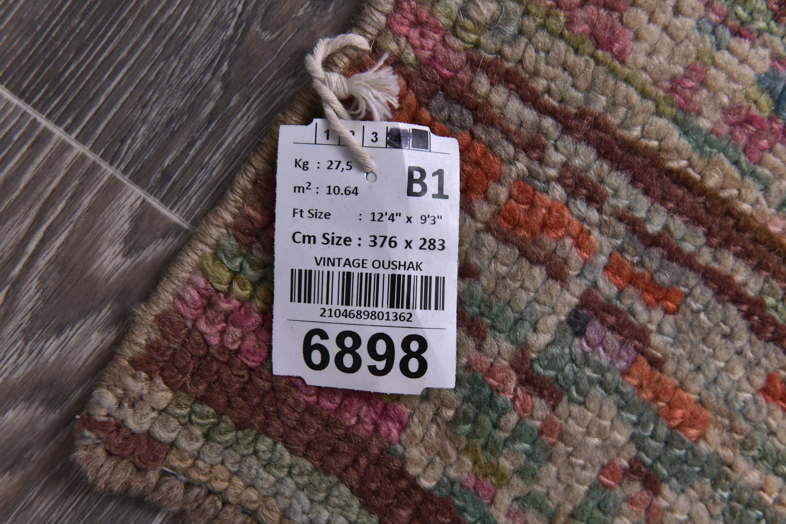 9'3'' x 12'4'' Turkish Vintage Runner Rug - 6898 - 18