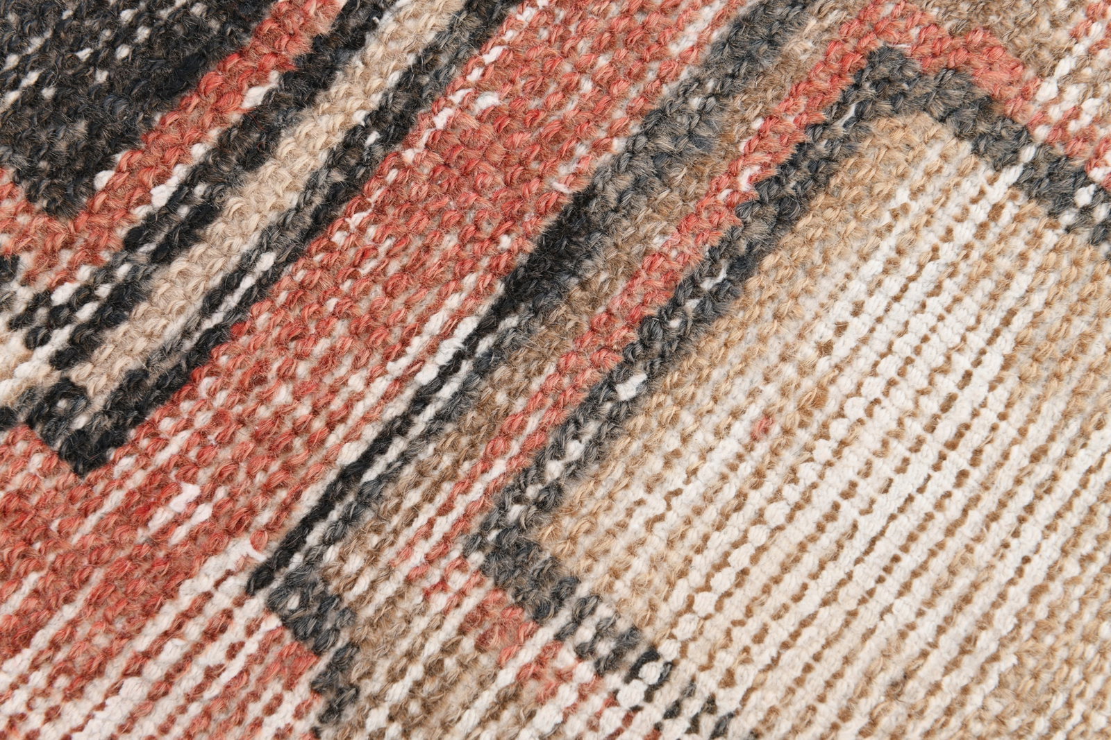 3'2'' x 13'0'' Handmade Vintage Wool Rug - 23027 - 10