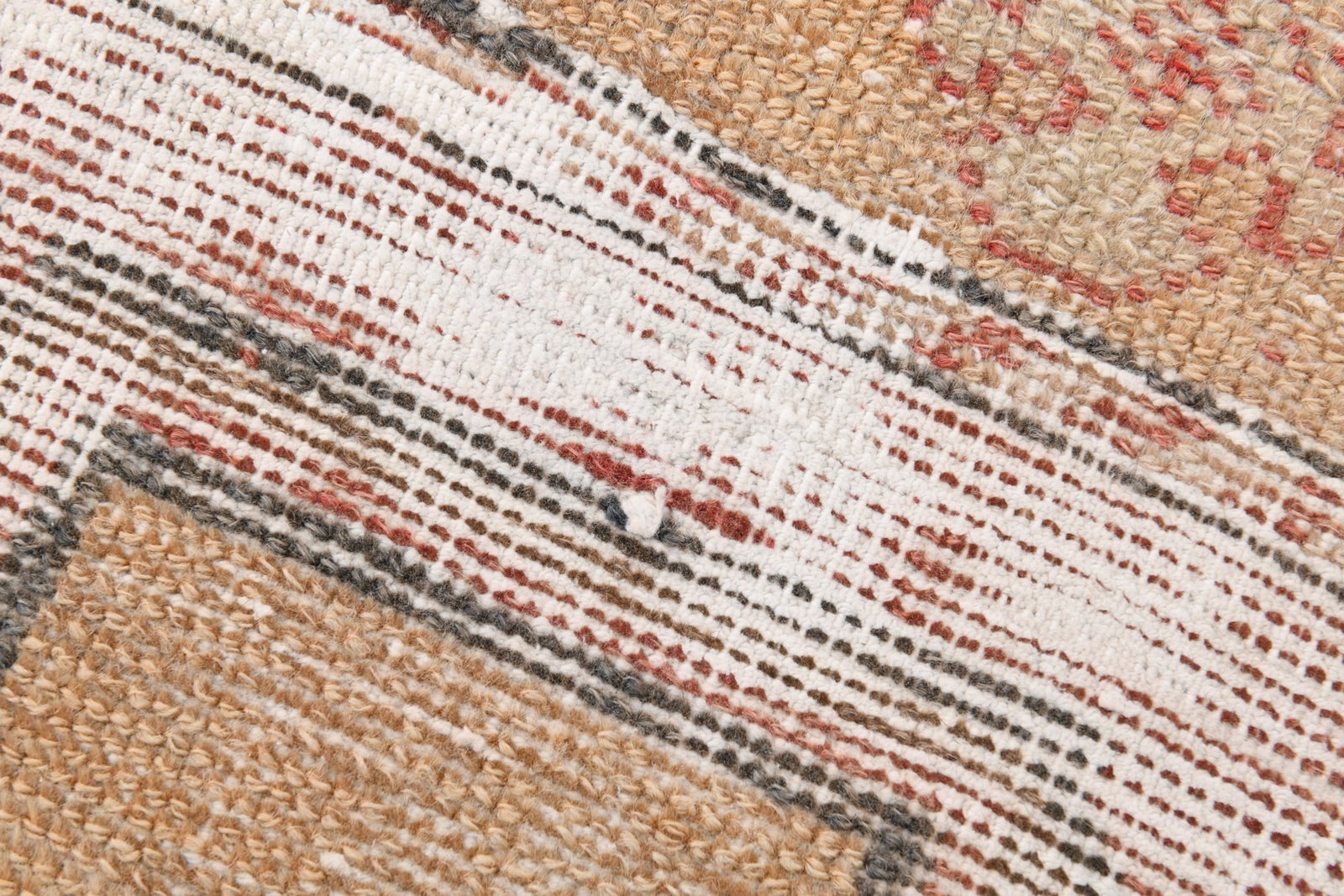 3'2'' x 13'0'' Handmade Vintage Wool Rug - 23027 - 12