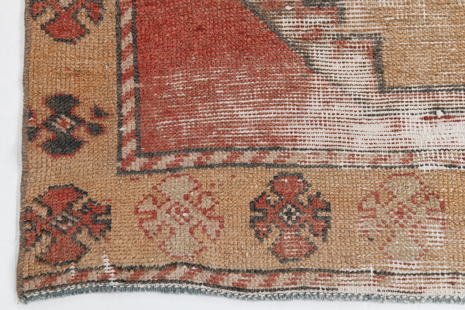 3'2'' x 13'0'' Handmade Vintage Wool Rug - 23027 - 14