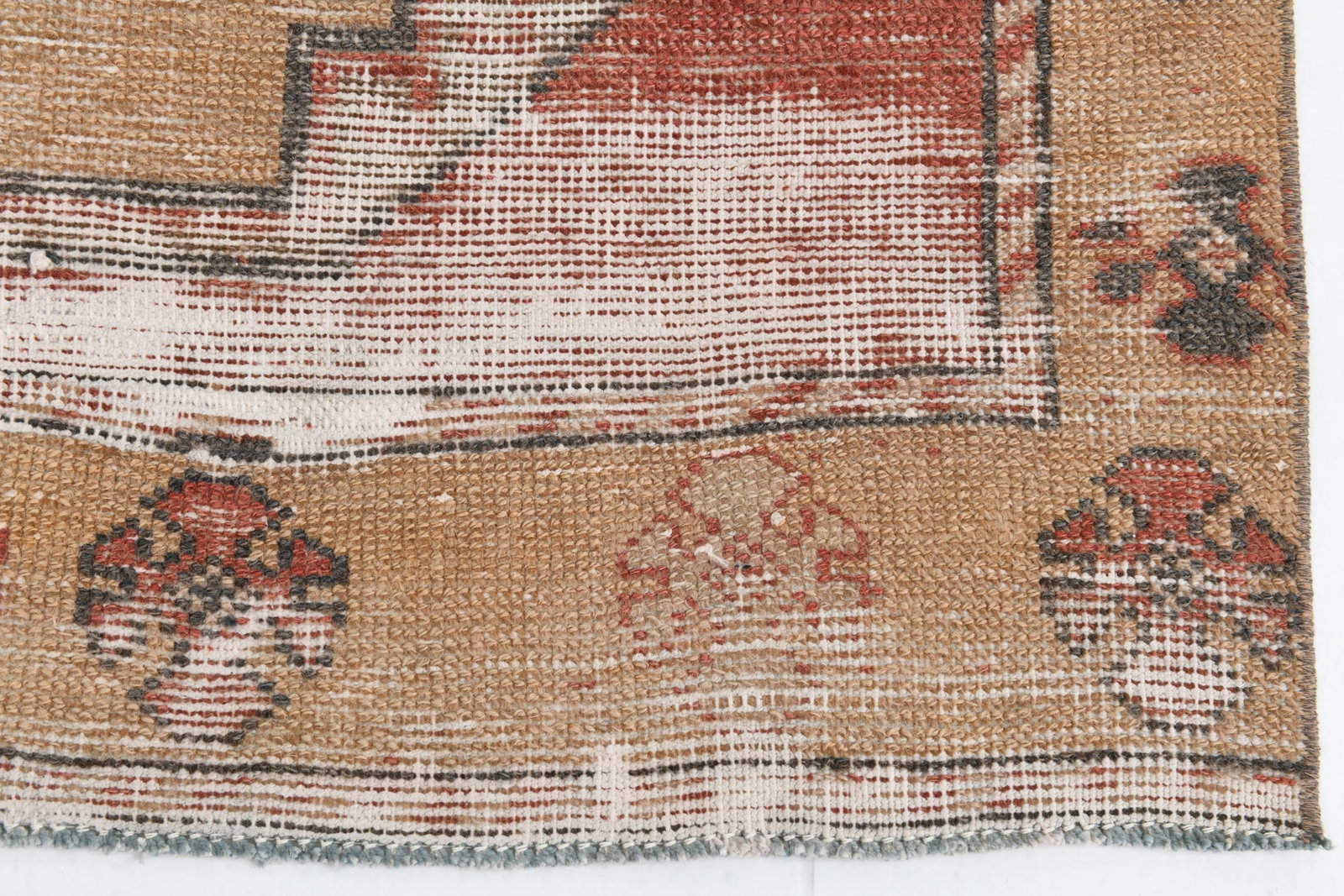 3'2'' x 13'0'' Handmade Vintage Wool Rug - 23027 - 16