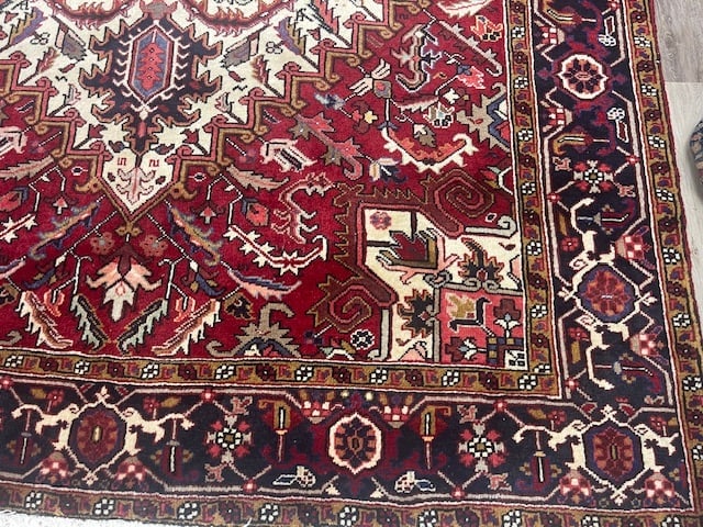 Vintage Persian Gallery size Heriz rug-5354 - 3