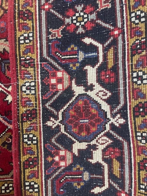 Vintage Persian Gallery size Heriz rug-5354 - 9