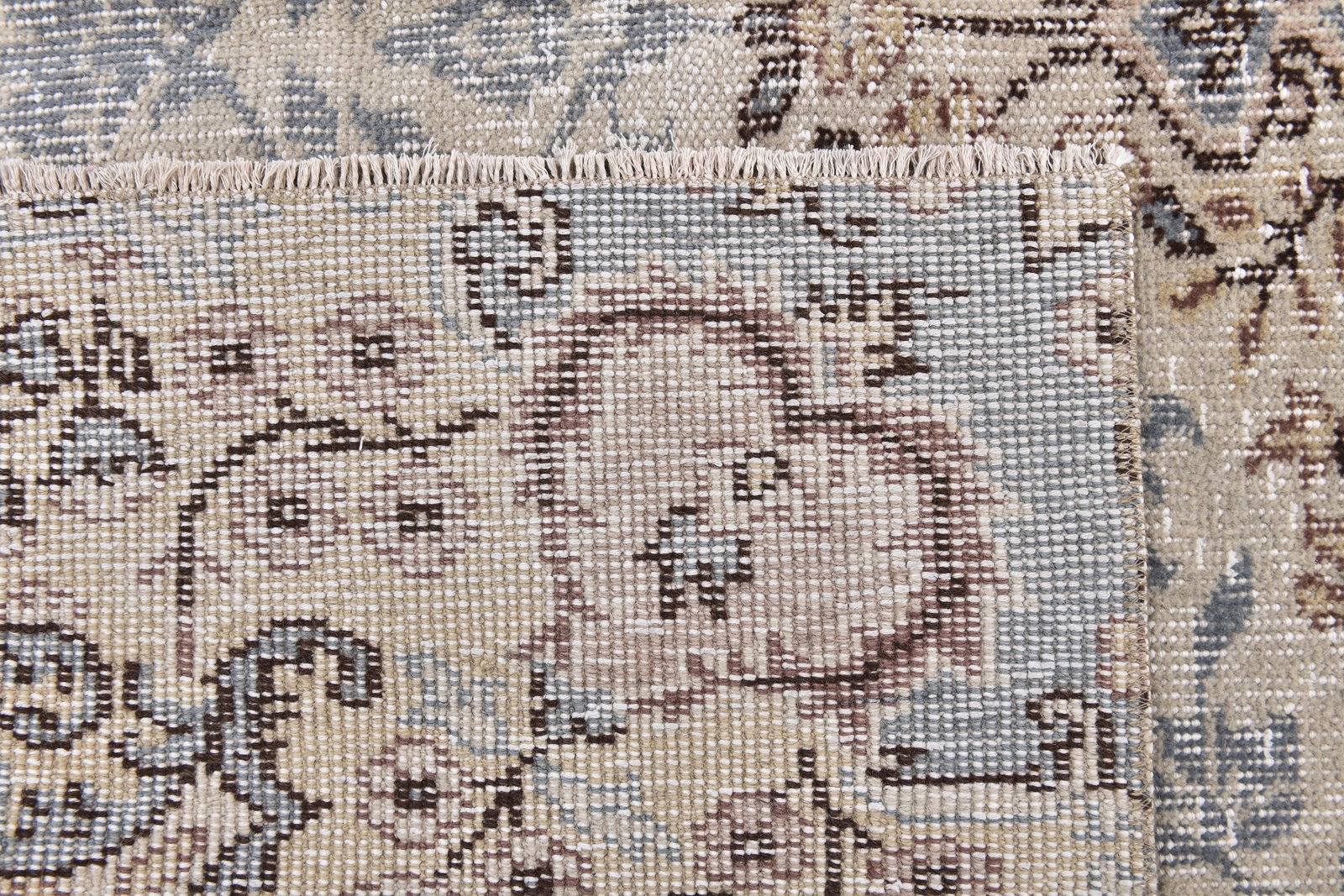 5'4'' x 8'10'' Handmade Vintage Wool Rug - 243993 - 12