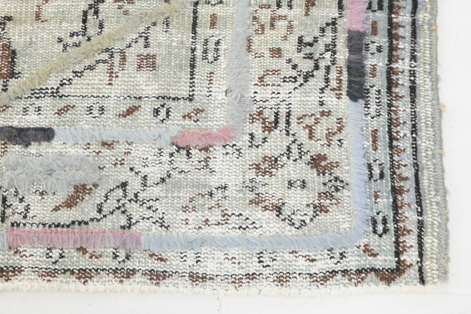 6'0'' x 9'0'' Handmade Vintage Wool Rug - 23321 - 12