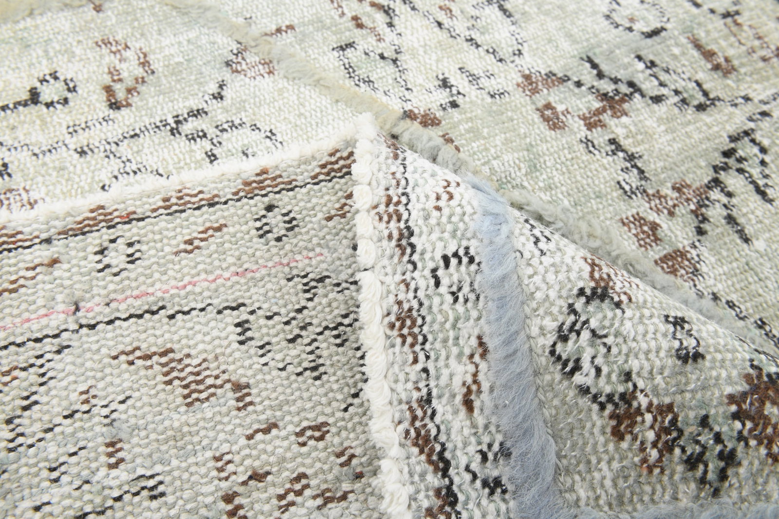 6'0'' x 9'0'' Handmade Vintage Wool Rug - 23321 - 14