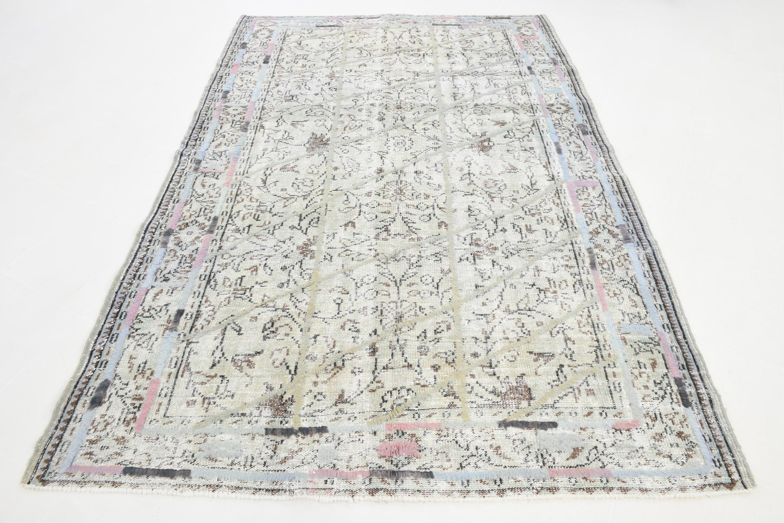 6'0'' x 9'0'' Handmade Vintage Wool Rug - 23321 - 16