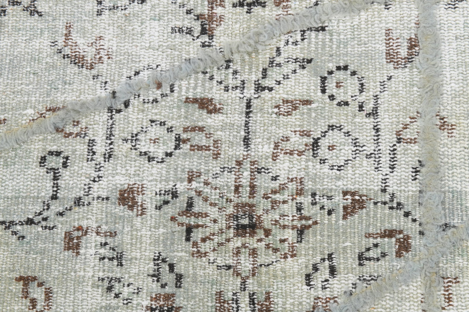 6'0'' x 9'0'' Handmade Vintage Wool Rug - 23321 - 8