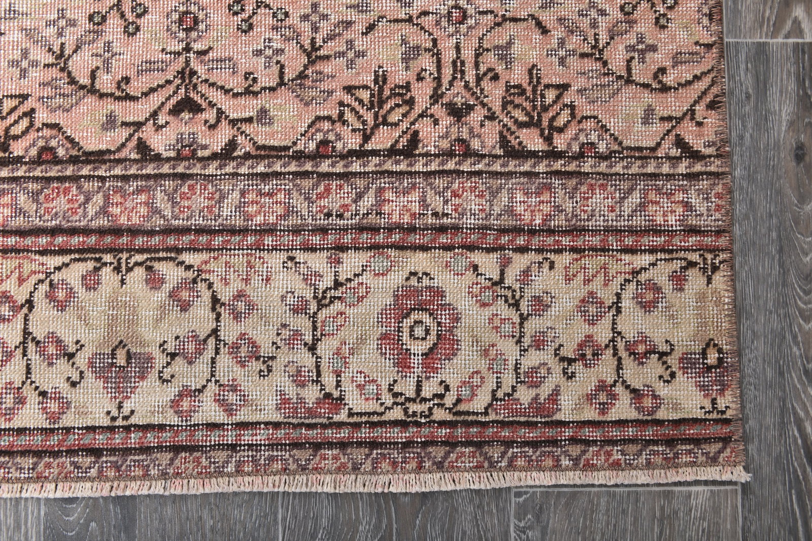 2'7'' x 9'3'' Handmade Vintage Wool Rug - 243819 - 10