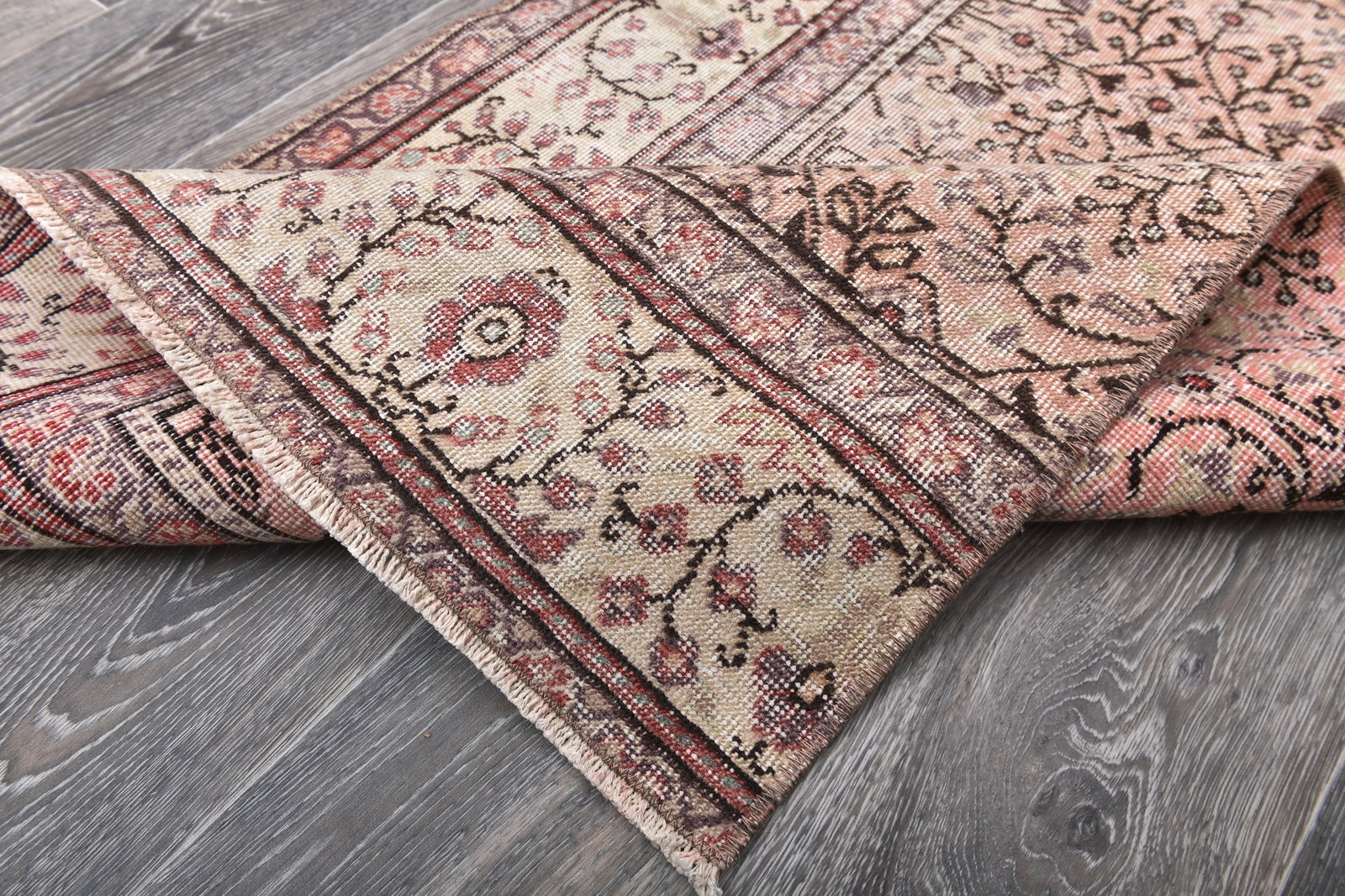 2'7'' x 9'3'' Handmade Vintage Wool Rug - 243819 - 12