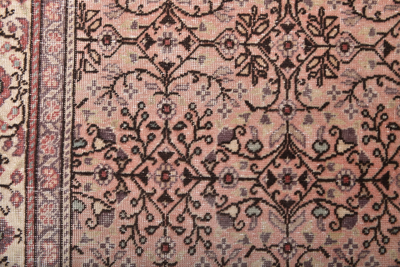 2'7'' x 9'3'' Handmade Vintage Wool Rug - 243819 - 5