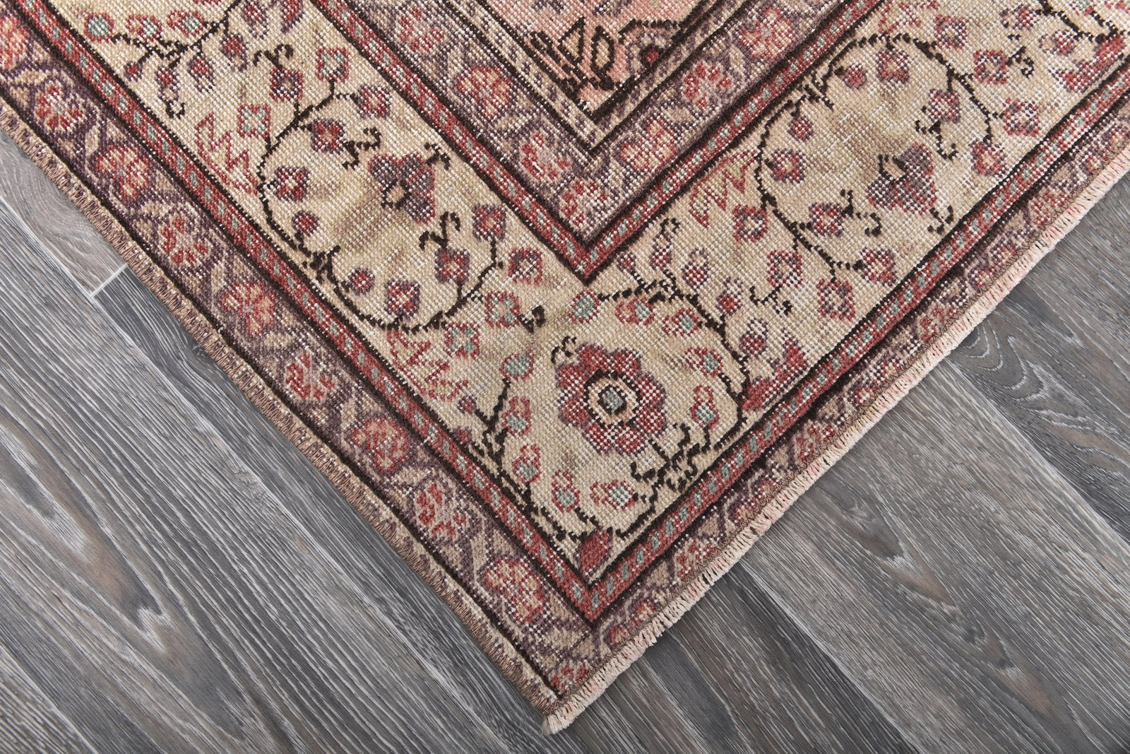 2'7'' x 9'3'' Handmade Vintage Wool Rug - 243819 - 7