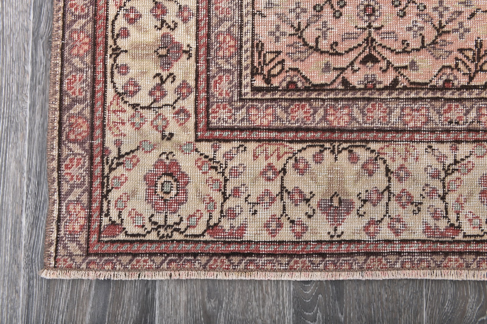 2'7'' x 9'3'' Handmade Vintage Wool Rug - 243819 - 8