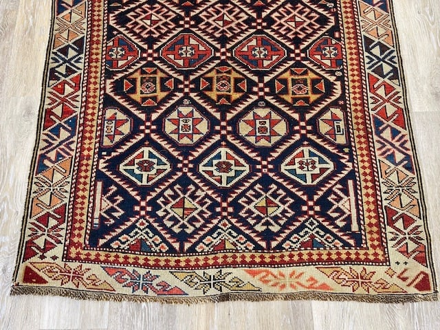 Antique Shirvan Caucasian rug-5092 - 3