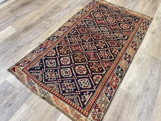 Antique Shirvan Caucasian rug-5092 - 4