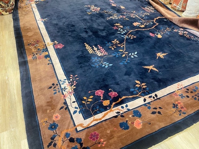 Antique Chinese Art Deco Rug-5351 - 2