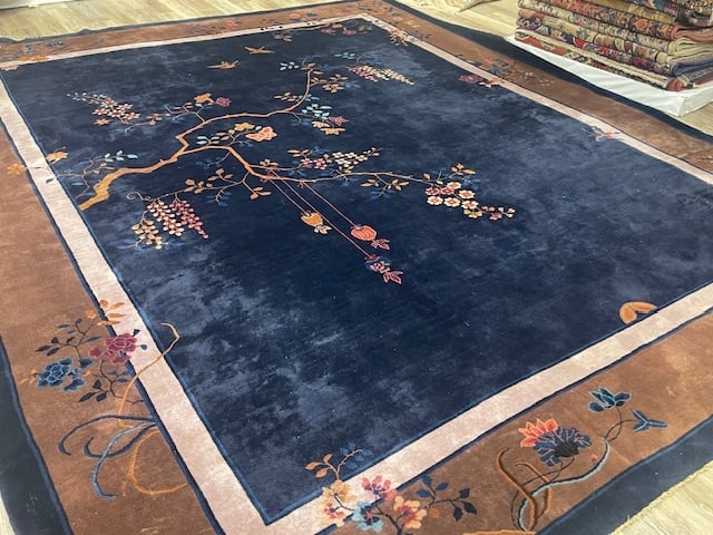 Antique Chinese Art Deco Rug-5351 - 5