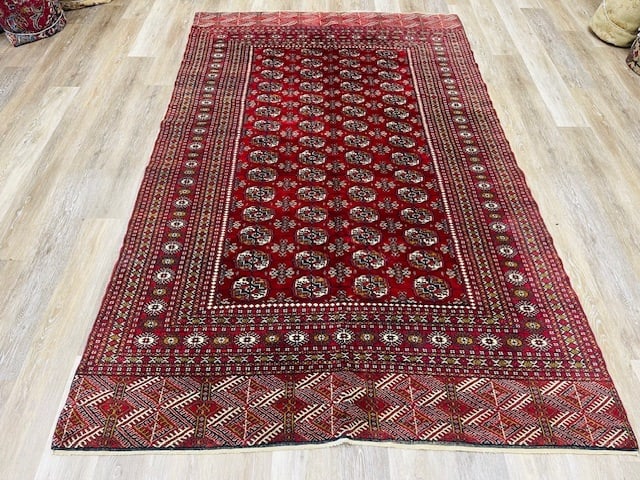 Antique Persian Turkoman Rug-3915 (1 of 7)