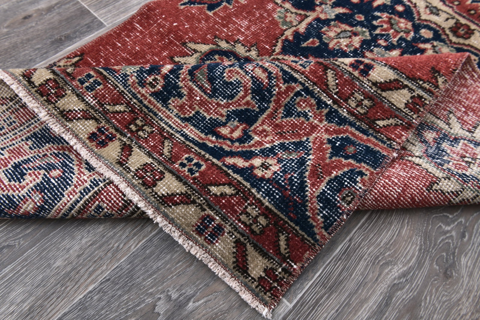2'7'' x 6'9'' Turkish Vintage Runner Rug - 243964 - 12