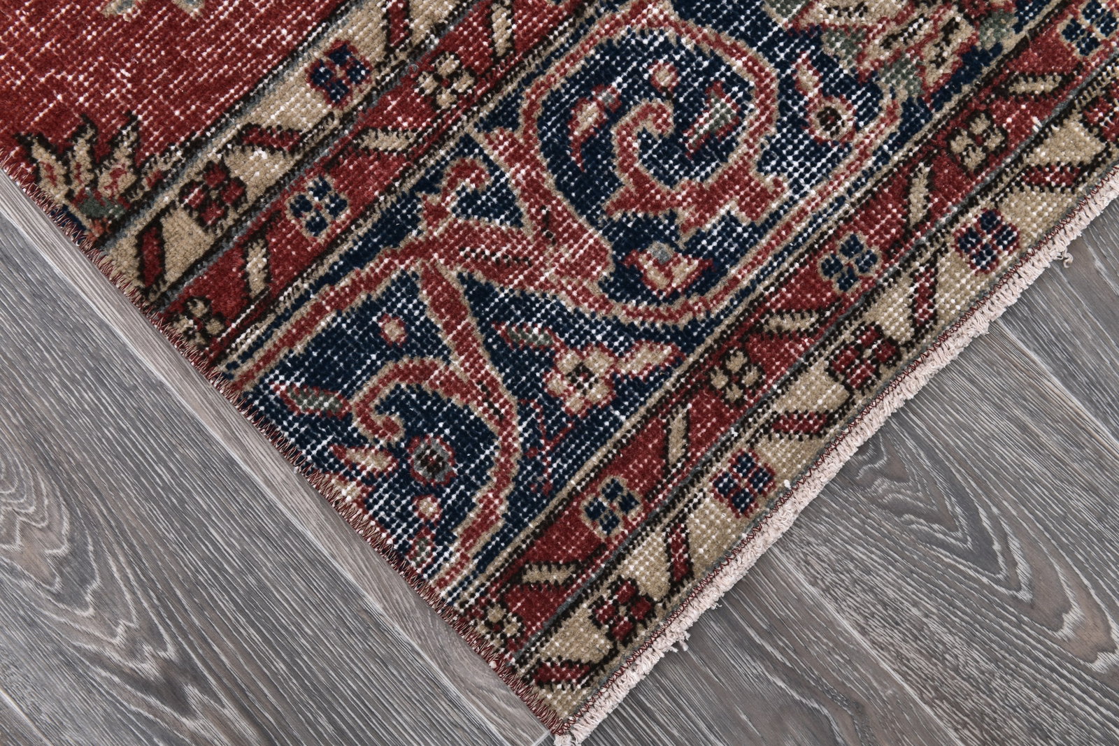 2'7'' x 6'9'' Turkish Vintage Runner Rug - 243964 - 7